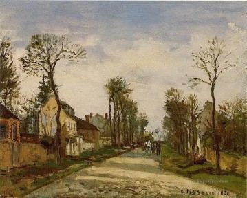 カミーユ・ピサロ Painting - ルーブシエンヌのベルサイユへの道 1870年 カミーユ・ピサロ
